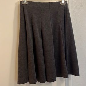 Modest brown plad style skirt